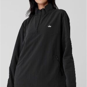 ALO Women's Black Quarter-Zip Jacket